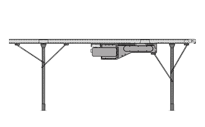 Linear narrow-belt sorter